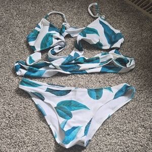 Cupshe Wrap Top Swim Suit